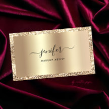 Luxe Gouden Glitter Lijst Monogram Elegant