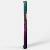 Luxe Gouden Glitter Marmer Patroon Samsung Galaxy Hoesje (Rechterkant)