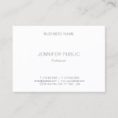 Luxe Gouden Glitter Sjabloon Modern Elegant Visitekaartje (Achterkant)