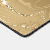 Luxe Gouden Glitter Sneeuwvlok Diamant Bureaumat (Hoek)