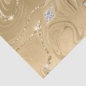 Luxe Gouden Glitter Sneeuwvlok Diamant Tissuepapier (Detail)