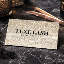 Luxe Gouden Glitter Wimper Kunstenaar Minimalist