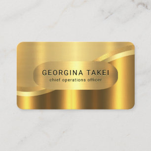 Luxe Gouden Golf Laag CEO Visitekaartje