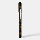 Luxe Gouden Guilloché Naadloos Patroon Case-Mate iPhone Case (Achterkant / Links)