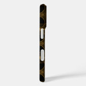 Luxe Gouden Guilloché Naadloos Patroon Case-Mate iPhone Case (Achterkant / Rechts)