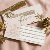 Luxe Gouden Haarstudio Giftcertificaat