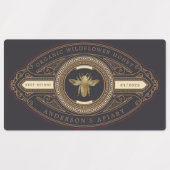 luxe  gouden honingpot labels (Design 1)