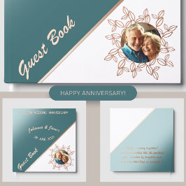 Luxe Gouden Huwelijksjubileum Gastboek Gastenboek