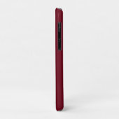Luxe Gouden Initiaal Monogram Bourgondiërood Case-Mate iPhone Case (Achterkant/links)