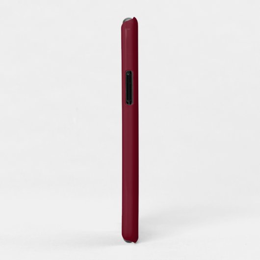 Luxe Gouden Initiaal Monogram Bourgondiërood Case-Mate iPhone Case (Achterkant/rechts)