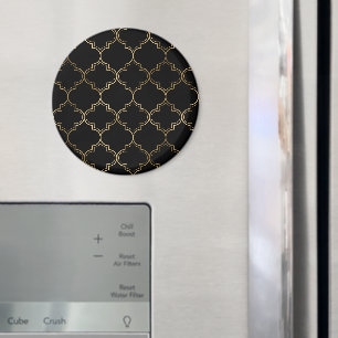 Luxe Gouden Islamitisch Geometrisch Patroon Motiev Magneet