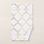 Luxe Gouden Islamitische Geometrische Patroon Moti Handdoek (Handdoek)