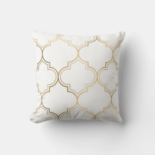 Luxe Gouden Islamitische Geometrische Patroon Moti Kussen