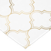 Luxe Gouden Islamitische Geometrische Patroon Moti Medium Tafelloper (Hoek)