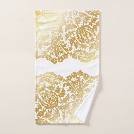 Luxe gouden kant bad handdoek (Handdoek)