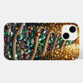 Luxe Gouden Kerstboom Premium Festief Case-Mate iPhone Case (Achterkant (horizontaal))