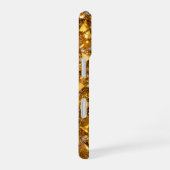 Luxe Gouden Kristal iPhone 16 Kunst Case Design Hoesje (Rechterkant)