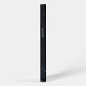 Luxe Gouden Lijnen Donkerblauwe Driehoeken Achterg iPhone Hoesje (Rechterkant)