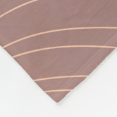 Luxe gouden lijnen patroon achtergrond fleece deken (Hoek)