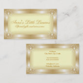 Luxe gouden Lijsten Visitekaartjes (Voorkant / Achterkant)
