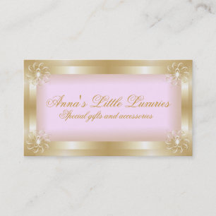 Luxe gouden Lijsten Visitekaartjes