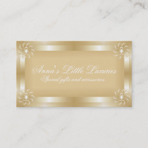 Luxe gouden Lijsten Visitekaartjes