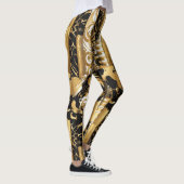 Luxe gouden look leggings (Rechts)