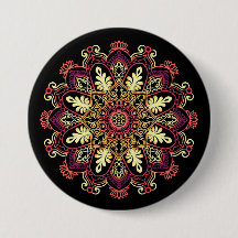Luxe Gouden Mandala - Gouden Sierlijke Lotus