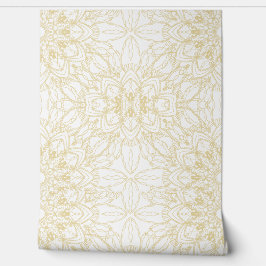 Luxe Gouden Mandala Naadloos Behang
