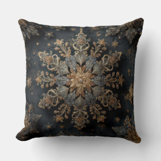 Luxe Gouden Mandala Worp Kussen