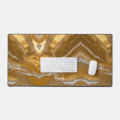 Luxe gouden marmer bureaumat (Keyboard & Muis)
