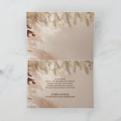 Luxe Gouden Marmer Dennen Moderne Zakelijke Feestdagen Kaart (Binnen)