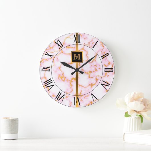 Luxe gouden marmer grote klok (Huis)