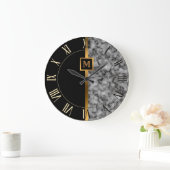 Luxe gouden marmer grote klok (Huis)