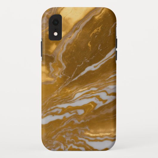 Luxe Gouden Marmeren iPhone/iPad Case (Achterkant)
