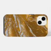 Luxe Gouden Marmeren iPhone/iPad Case iPhone Hoesje (Achterkant horizontaal)