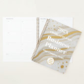 Luxe Gouden Marmeren Zakelijk 2026 Planner (Display)