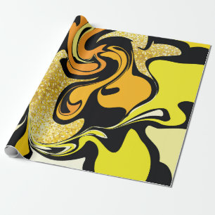 Luxe gouden marmertextuur cadeaupapier