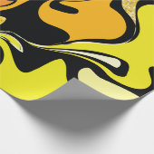 Luxe gouden marmertextuur cadeaupapier (Hoek)
