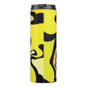 Luxe gouden marmertextuur thermosbeker (Achterkant)