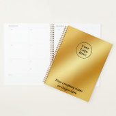 Luxe gouden metallic planner (Display)