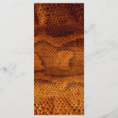 Luxe gouden minimale eenvoudige bruiloft menu (Achterkant)