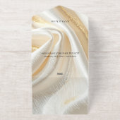 Luxe Gouden Minimalistische Uitnodiging (Buiten)
