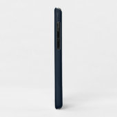 Luxe gouden monogram initiaal middernacht marine i Case-Mate iPhone case (Achterkant/links)