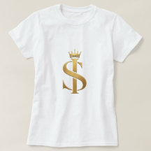 Luxe Gouden Monogram SI / IS Logoontwerp met Ro