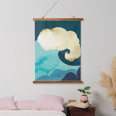 Luxe gouden muurkunst hangend wandkleed (Slaapkamer)