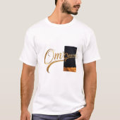 Luxe Gouden "Omrani" Naam T-shirt – Premium Stat (Voorkant)