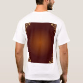 | Luxe Gouden Rand Trouwthema Shirt (Achterkant)