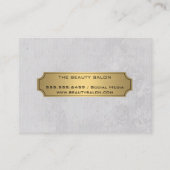 Luxe Gouden Roze Textuur Visitekaartje (Achterkant)