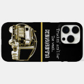 Luxe gouden semi-truck Afbeelding Case-Mate iPhone Case (Achterkant (horizontaal))